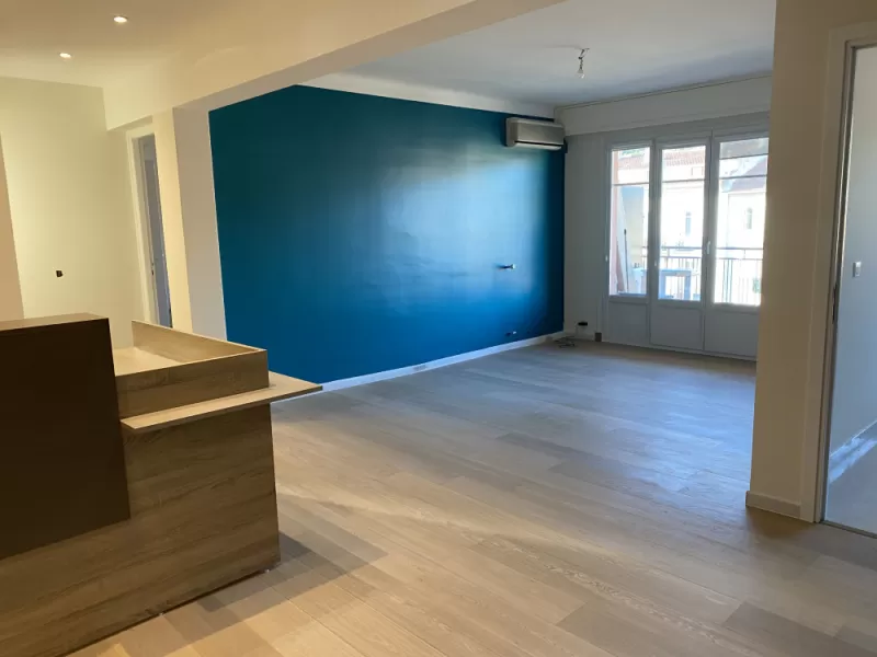 Pose de parquet, Vence, Cocon d’Ébène