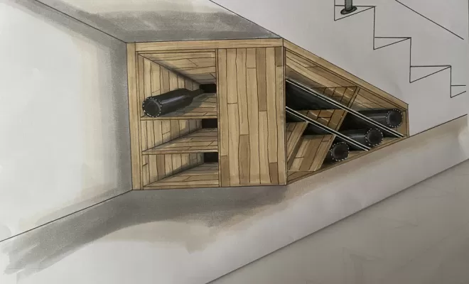 Croquis architecte d'intérieur, Vence, Cocon d’Ébène