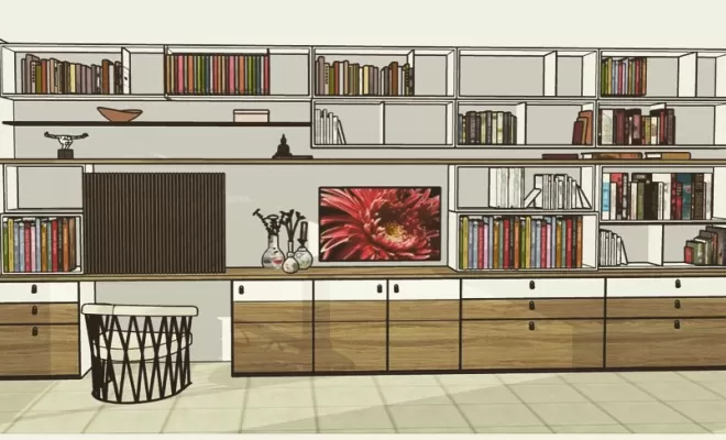 Croquis architecte d'intérieur, Vence, Cocon d’Ébène