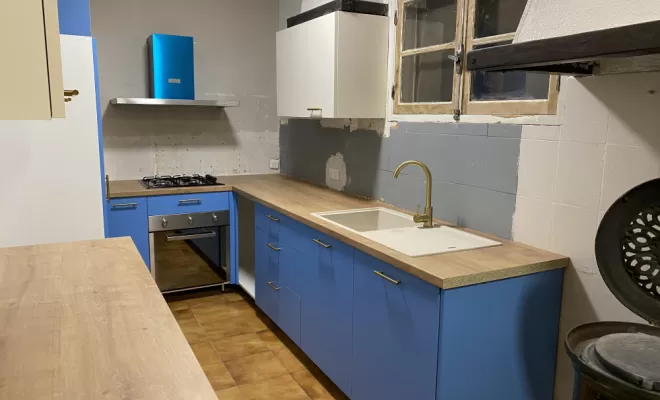 Cuisine en bois sur mesure, Vence, Cocon d’Ébène