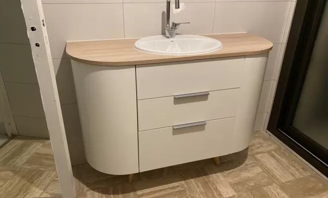 Meuble de salle de bain, Vence, Cocon d’Ébène