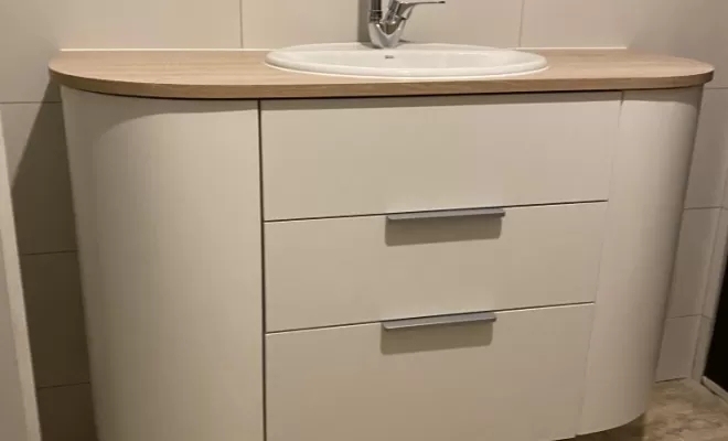 Meuble de salle de bain, Vence, Cocon d’Ébène