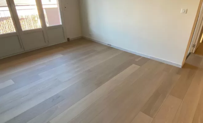 Pose de parquet bois, Vence, Cocon d’Ébène